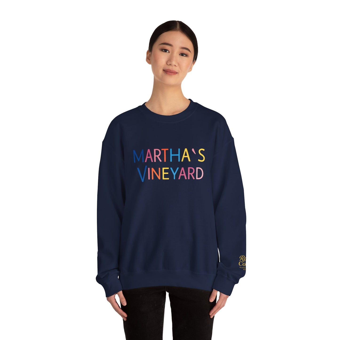 🌈 Colorful “Martha’s Vineyard” Typography Design