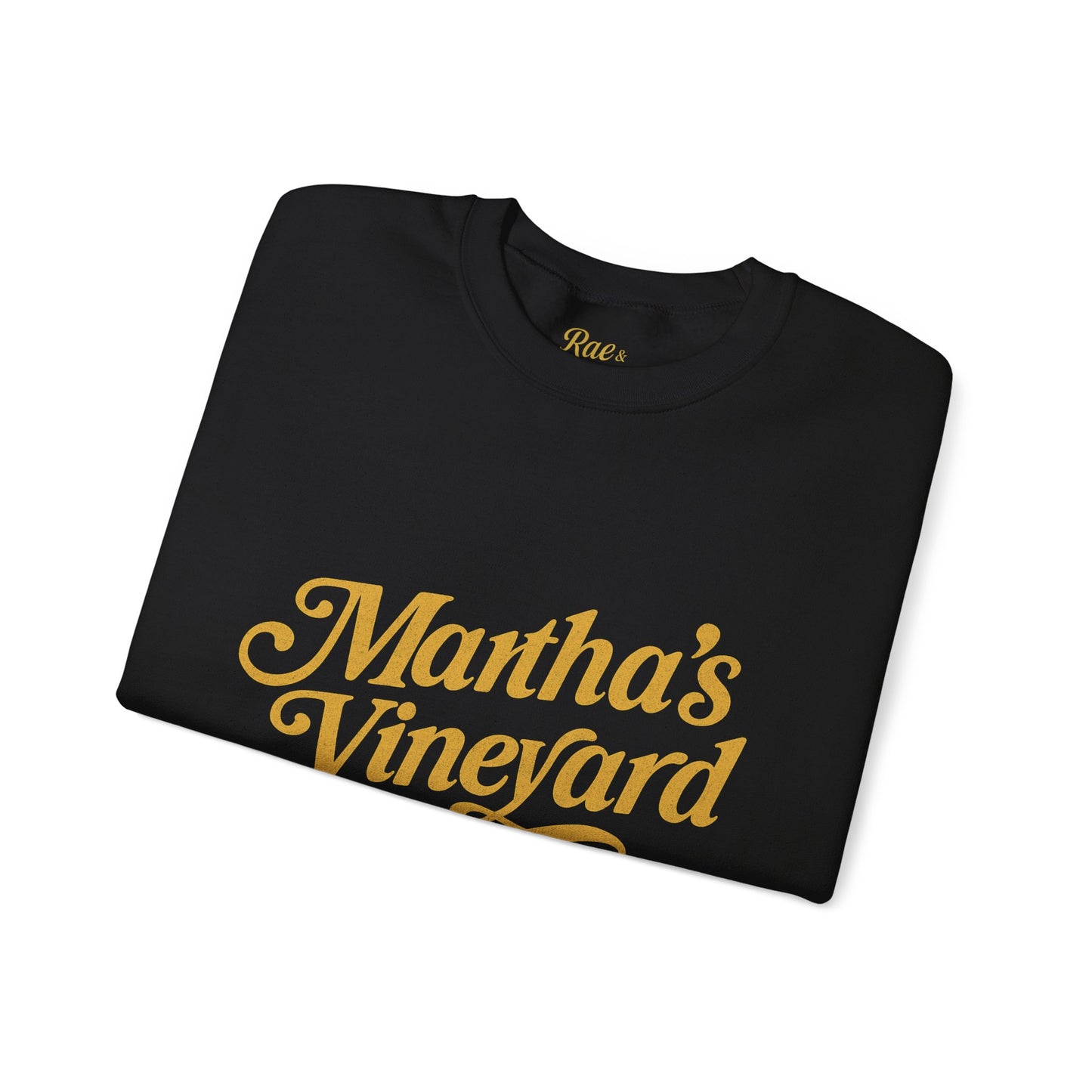 Cursive Martha’s Vineyard Crewneck Sweatshirt – Unisex Heavy Blend | Cozy Island Style