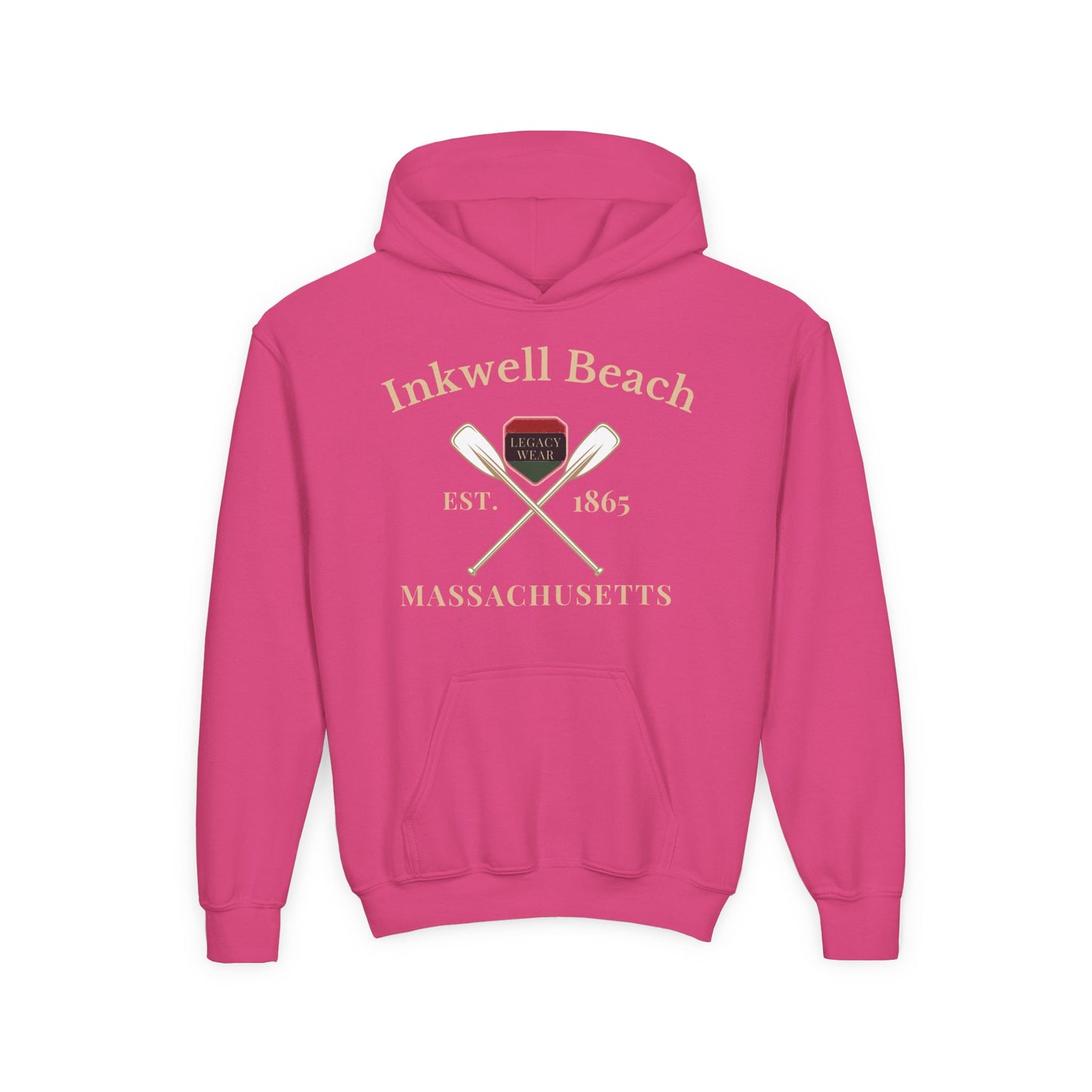 Vintage Inkwell Beach Youth Hoodie - Comfortable & Stylish Sweatshirt for Adventurous Kids
