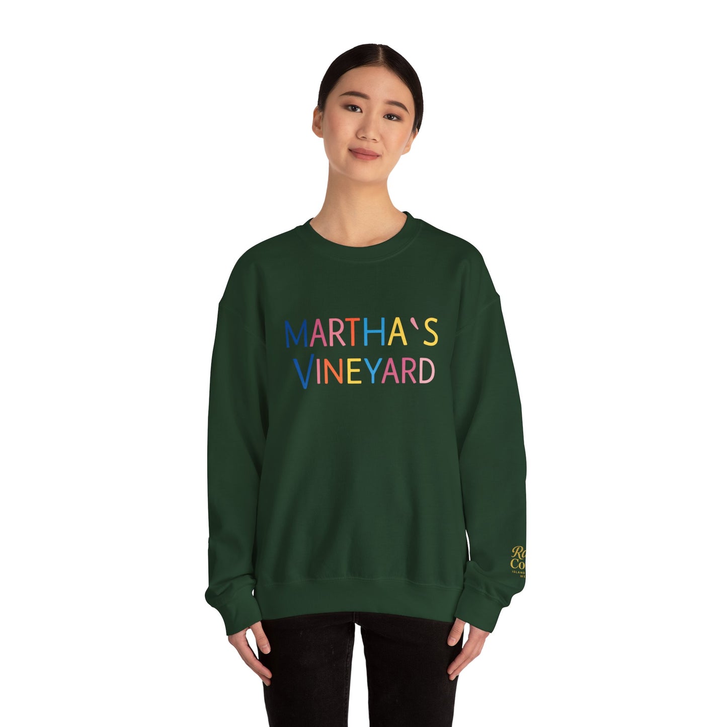 🌈 Colorful “Martha’s Vineyard” Typography Design