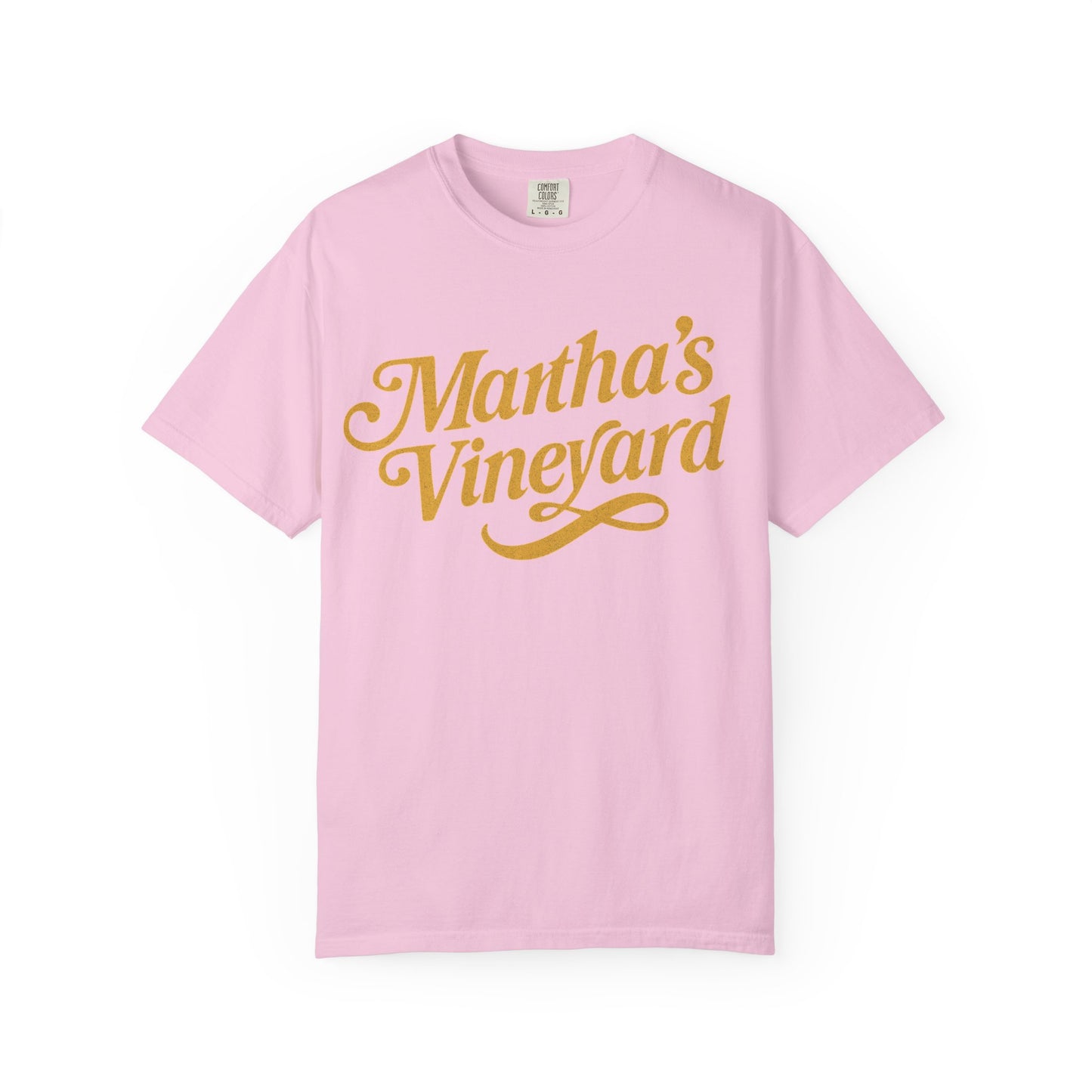 Vintage Martha’s Vineyard Script Tee – Retro Coastal Style Unisex T-Shirt