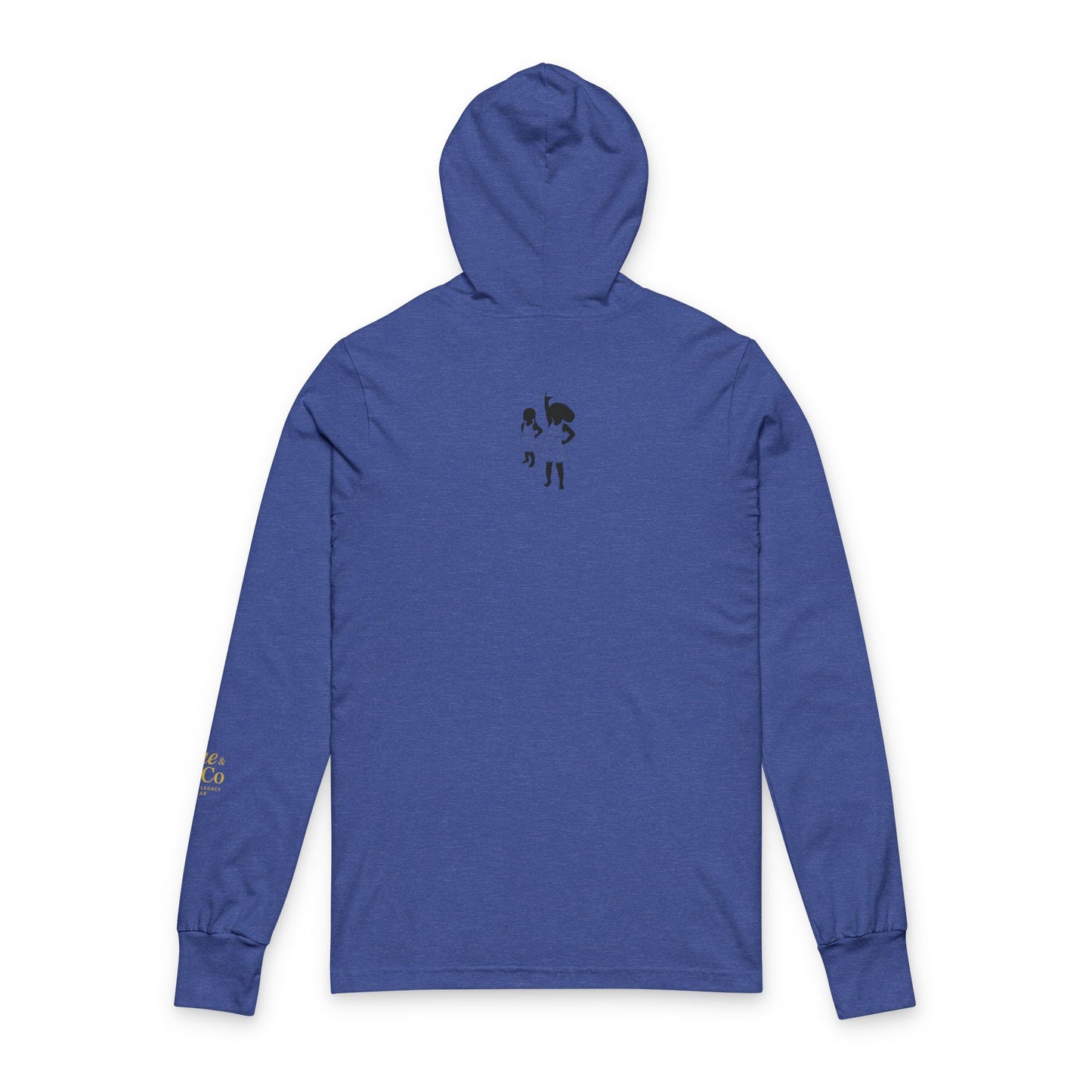 Inkwell Club Unisex Hooded Long Sleeve Tee, Casual Hoodie, Gift for Book Lovers, College Apparel, Cozy Layering Top