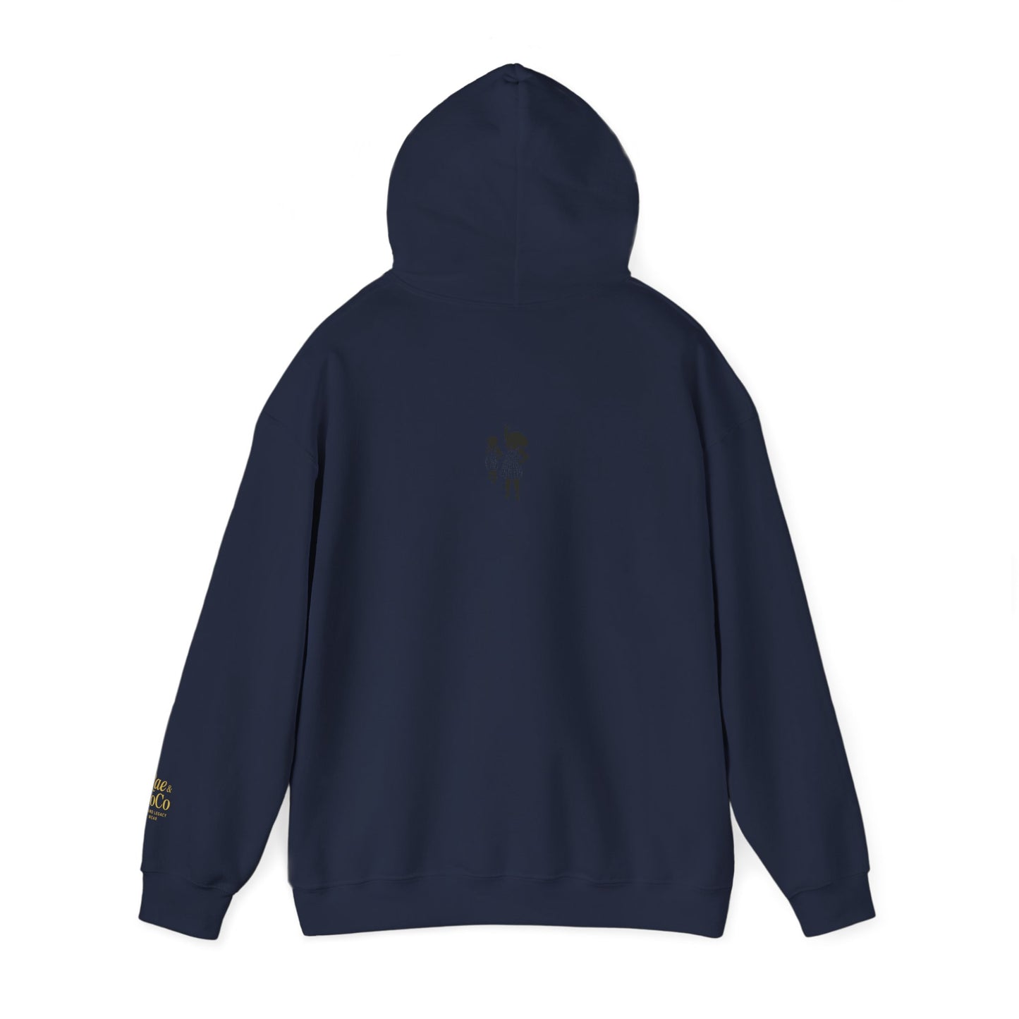 Martha’s Vineyard Hoodie – Unisex Heavy Blend with Cursive Yellow & Black Lettering