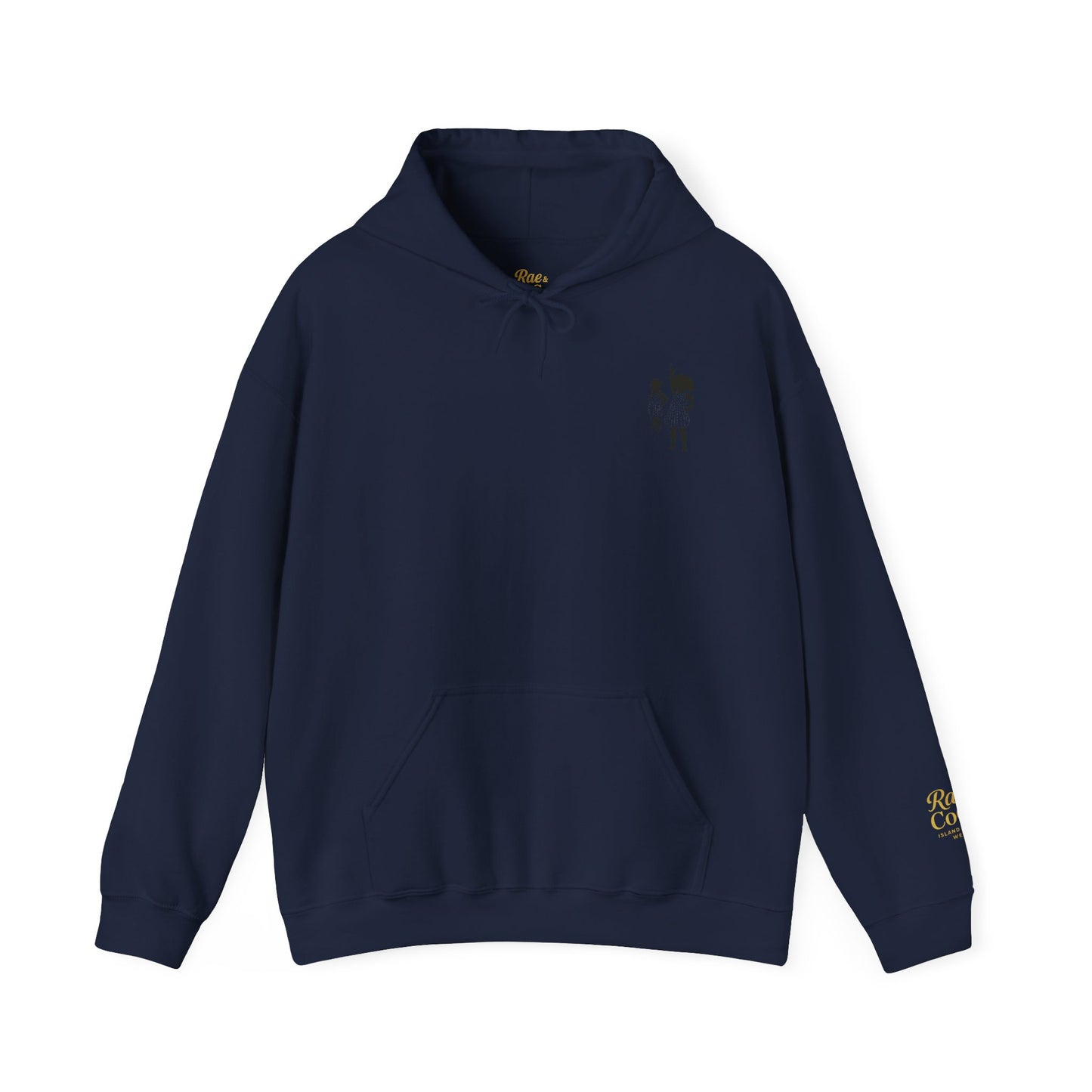 Wavy Martha’s Vineyard Hoodie – Unisex Heavy Blend Sweatshirt, Cozy & Stylish Coastal Wear