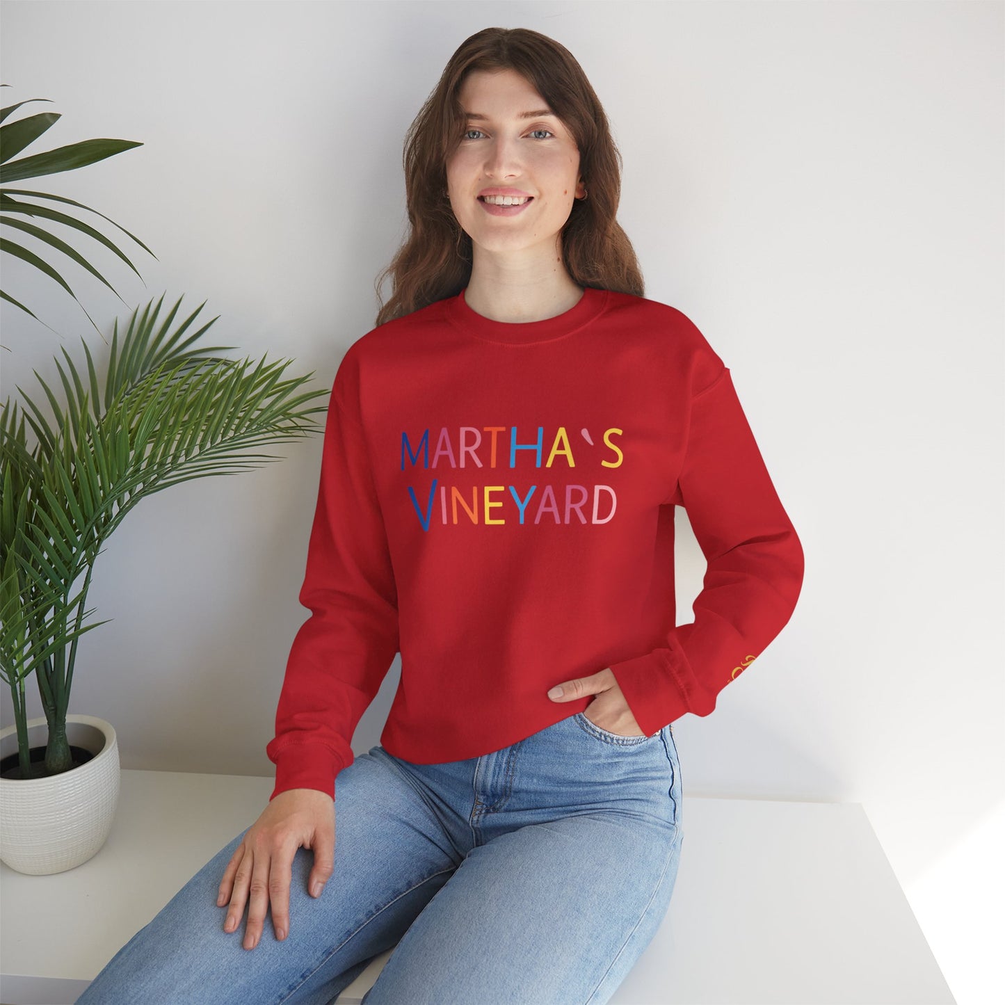 🌈 Colorful “Martha’s Vineyard” Typography Design