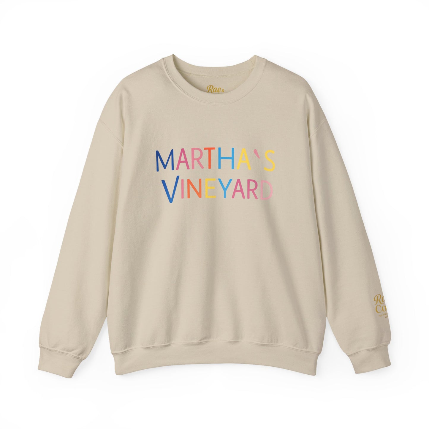 🌈 Colorful “Martha’s Vineyard” Typography Design