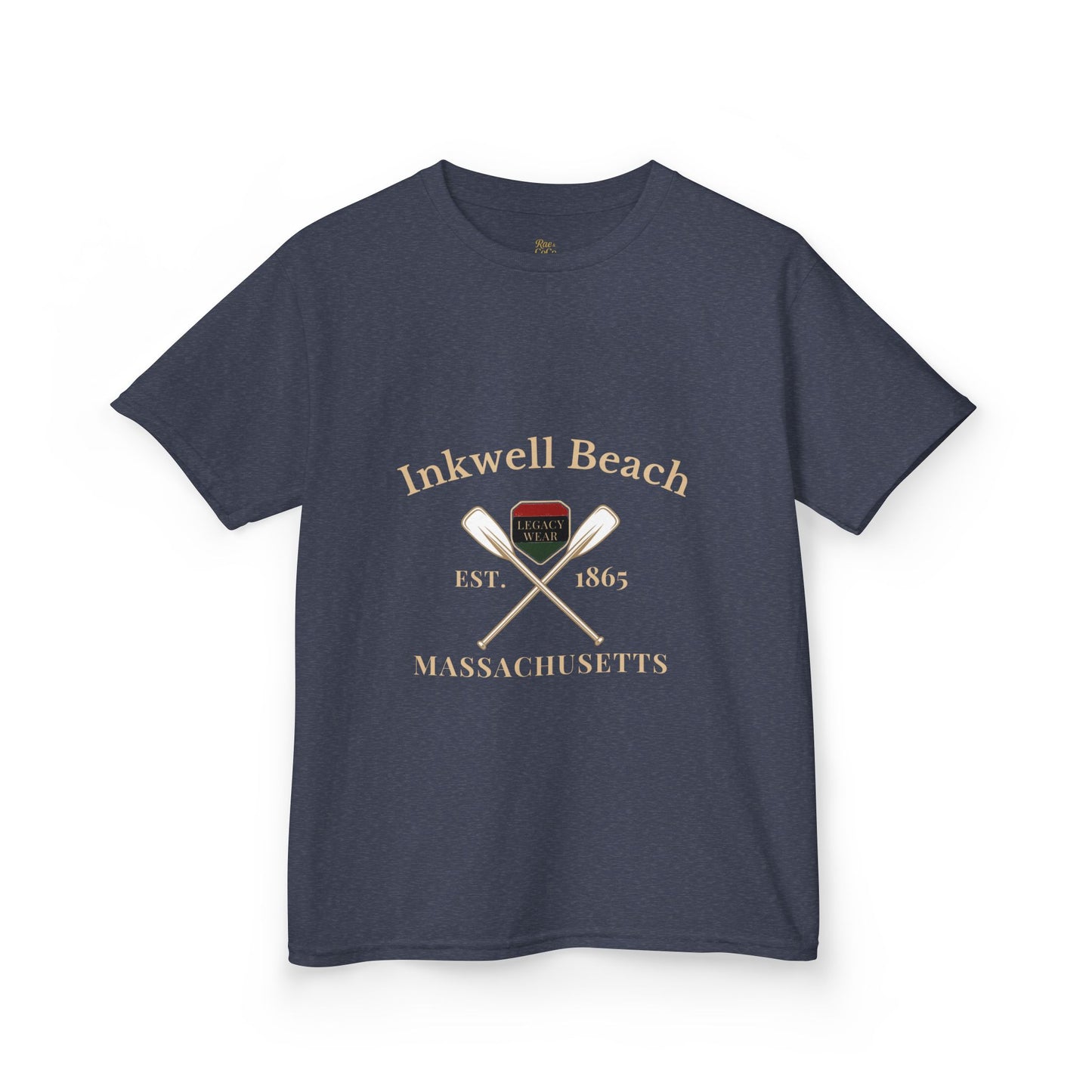Inkwell Beach Kids Shirt – Black Heritage Martha’s Vineyard Tee, Vintage Massachusetts Design, Black-Owned Coastal Summer Apparel
