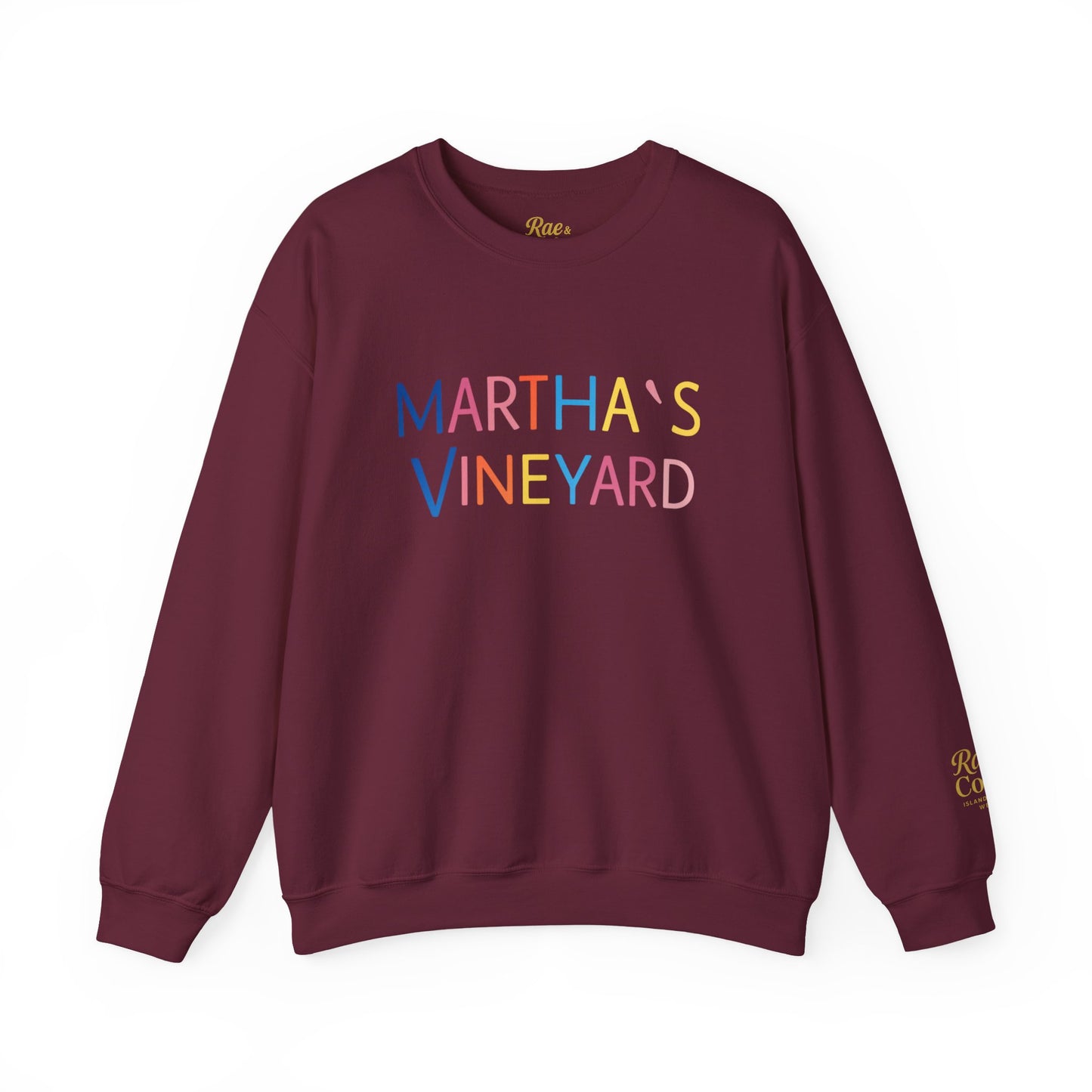 🌈 Colorful “Martha’s Vineyard” Typography Design