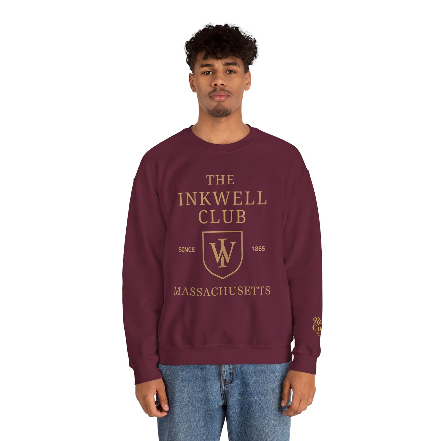 Inkwell Club Crewneck Sweatshirt – Martha’s Vineyard Classic | Unisex Heavy Blend