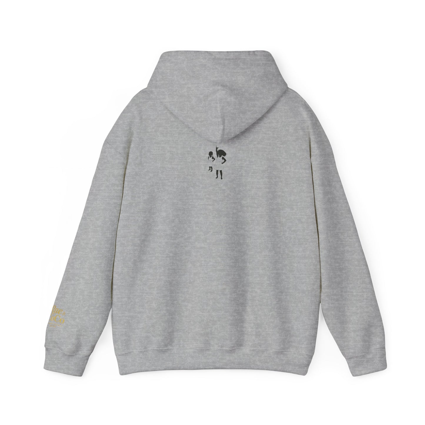 Martha’s Vineyard Hoodie – Unisex Heavy Blend with Cursive Yellow & Black Lettering