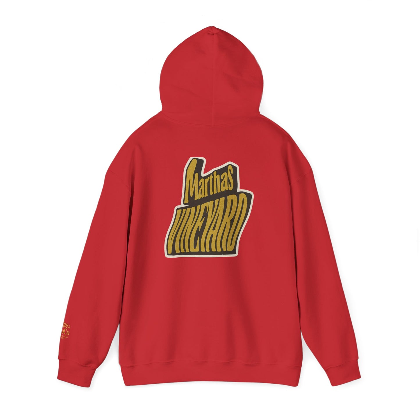 Wavy Martha’s Vineyard Hoodie – Unisex Heavy Blend Sweatshirt, Cozy & Stylish Coastal Wear
