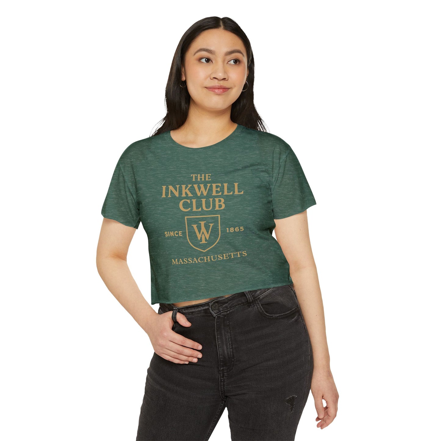 Festival Crop Top - Day Party and Beach Day Classic Design by Inkwell Club