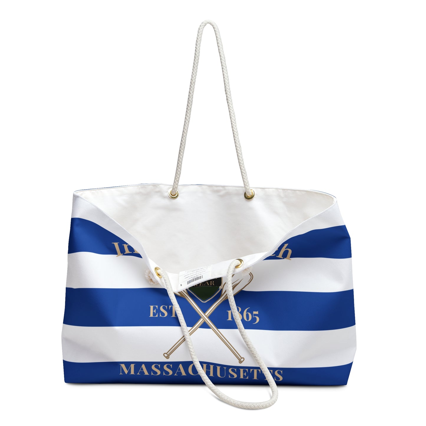 Weekender Bag - Inkwell Beach/Weekend Bag - Blue and White