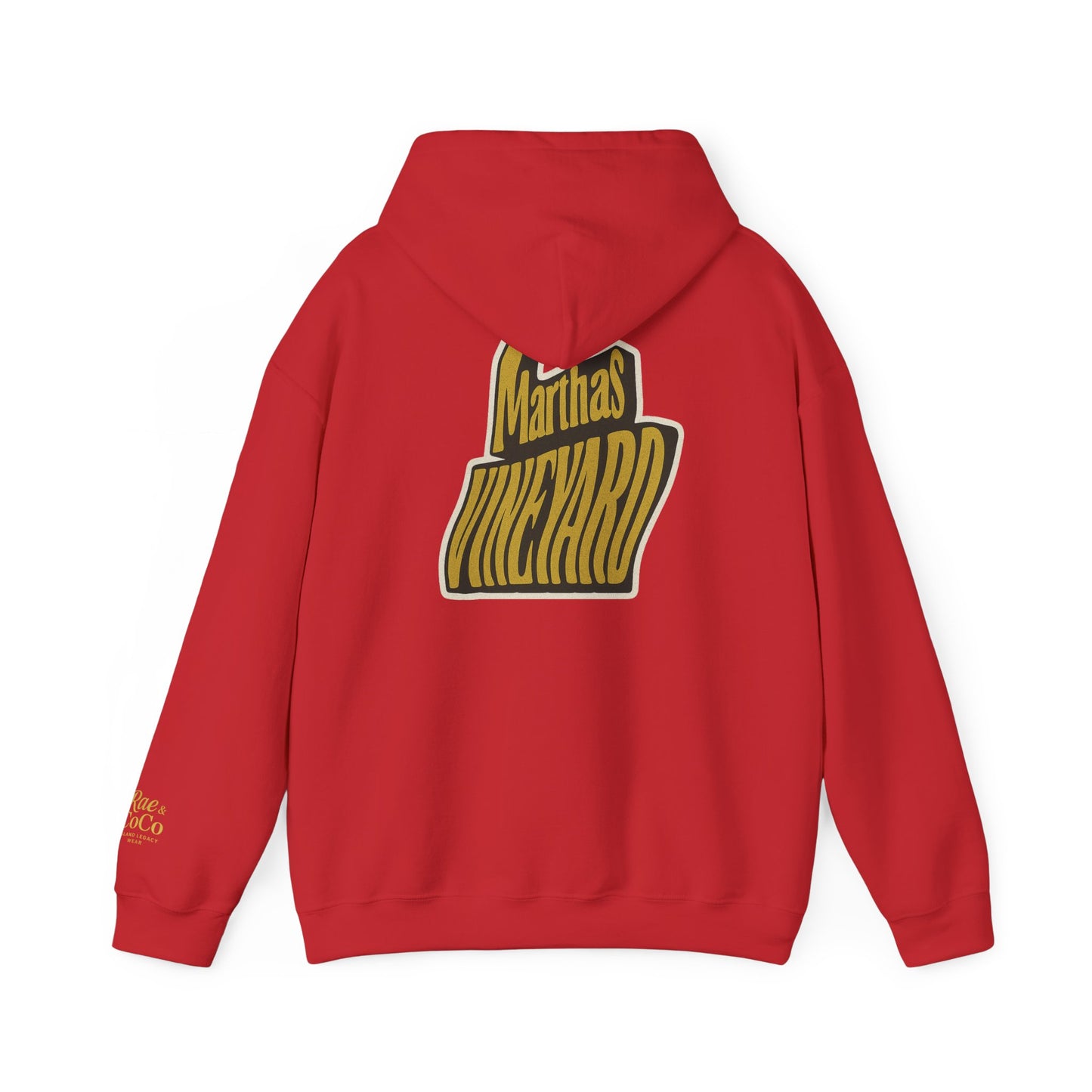 Wavy Martha’s Vineyard Hoodie – Unisex Heavy Blend Sweatshirt, Cozy & Stylish Coastal Wear