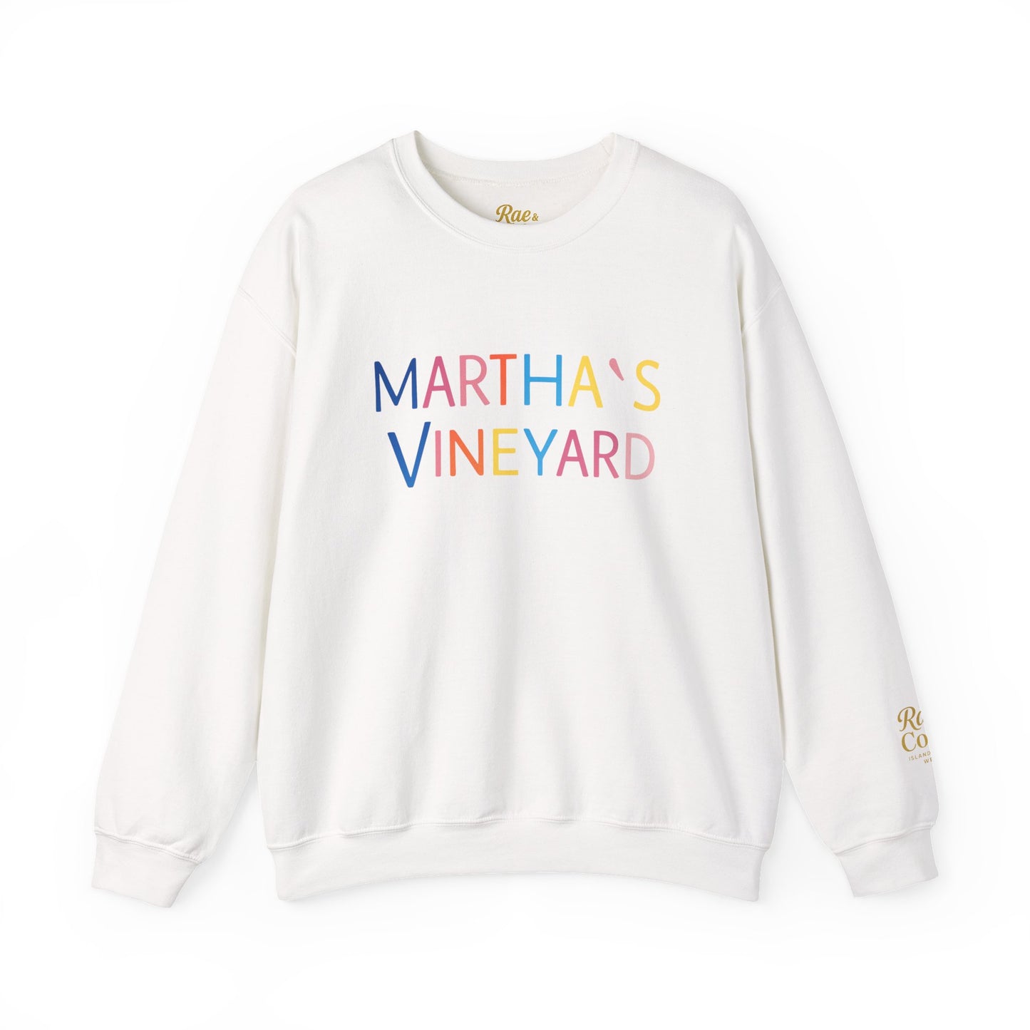 🌈 Colorful “Martha’s Vineyard” Typography Design