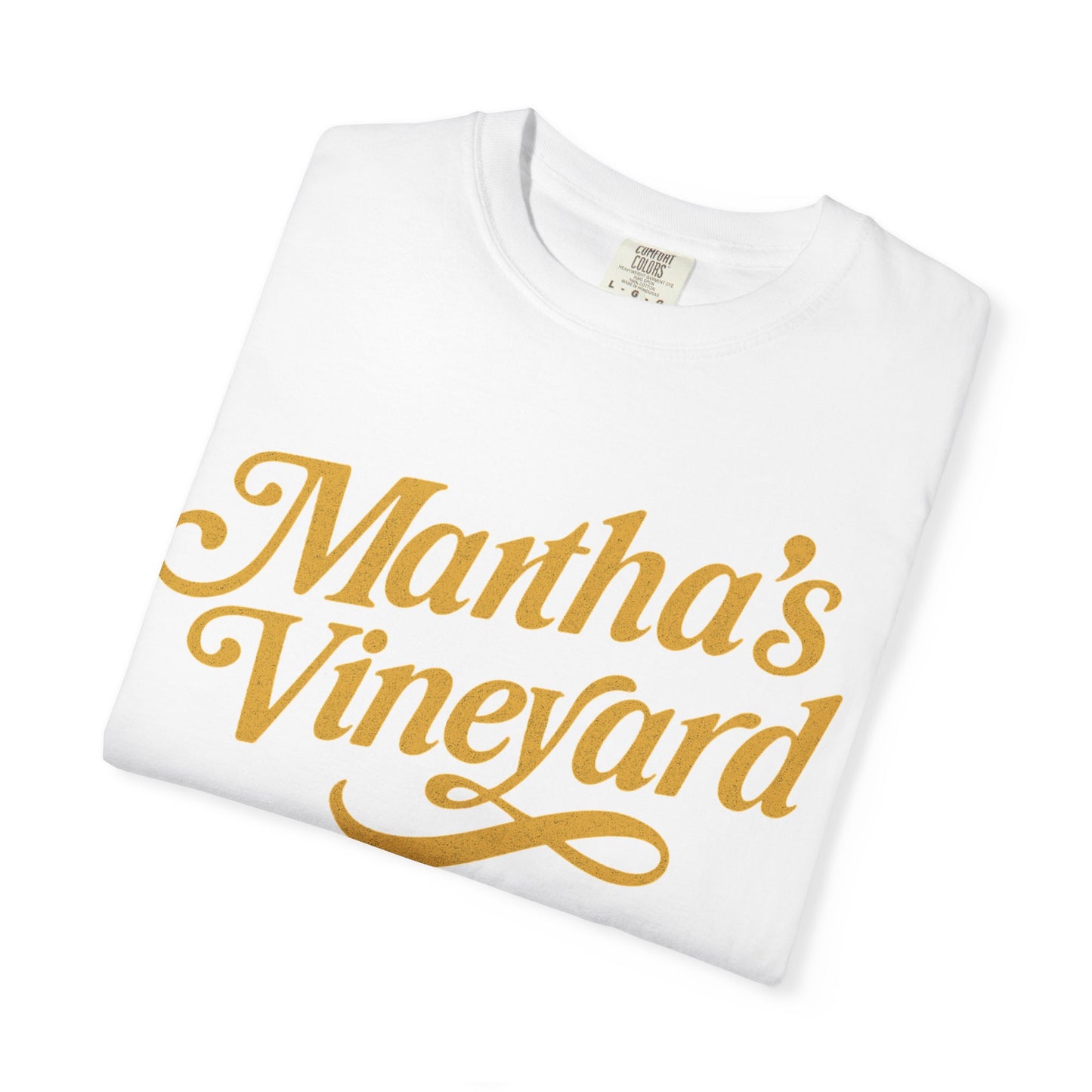 Vintage Martha’s Vineyard Script Tee – Retro Coastal Style Unisex T-Shirt