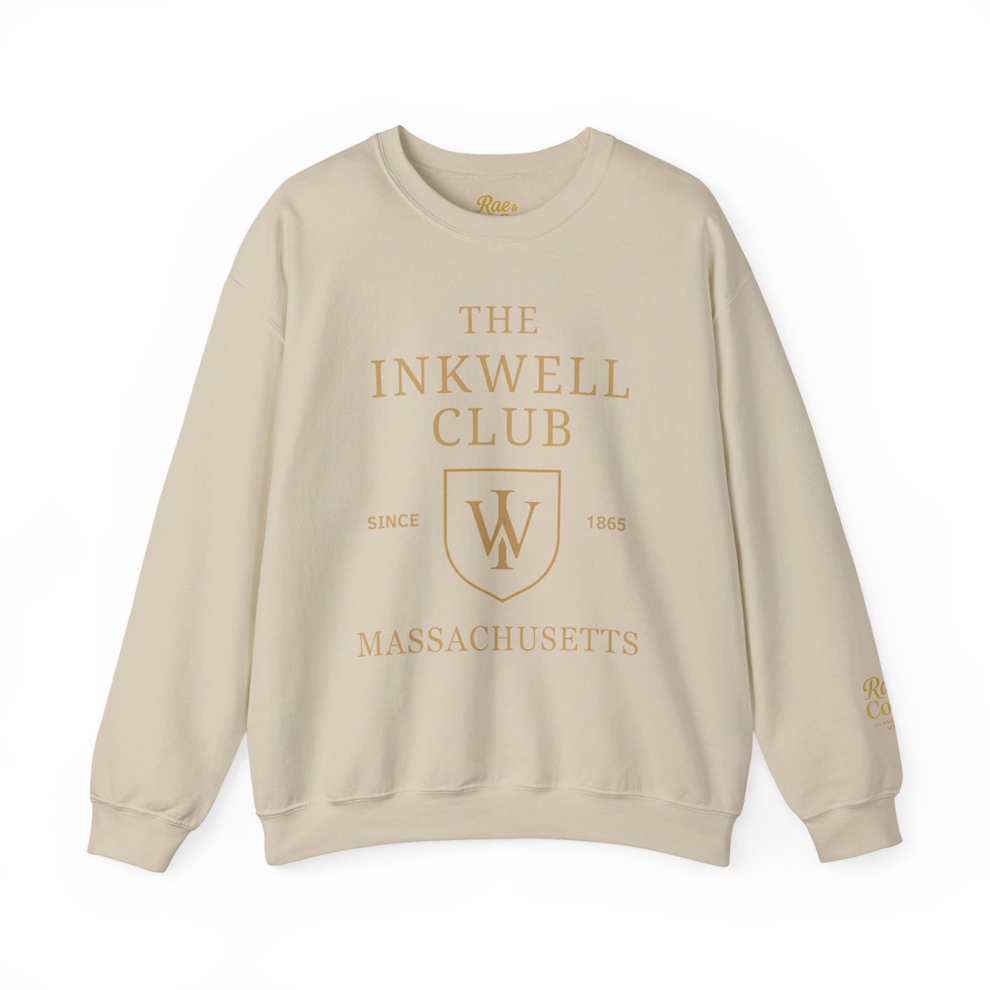 Inkwell Club Crewneck Sweatshirt – Martha’s Vineyard Classic | Unisex Heavy Blend