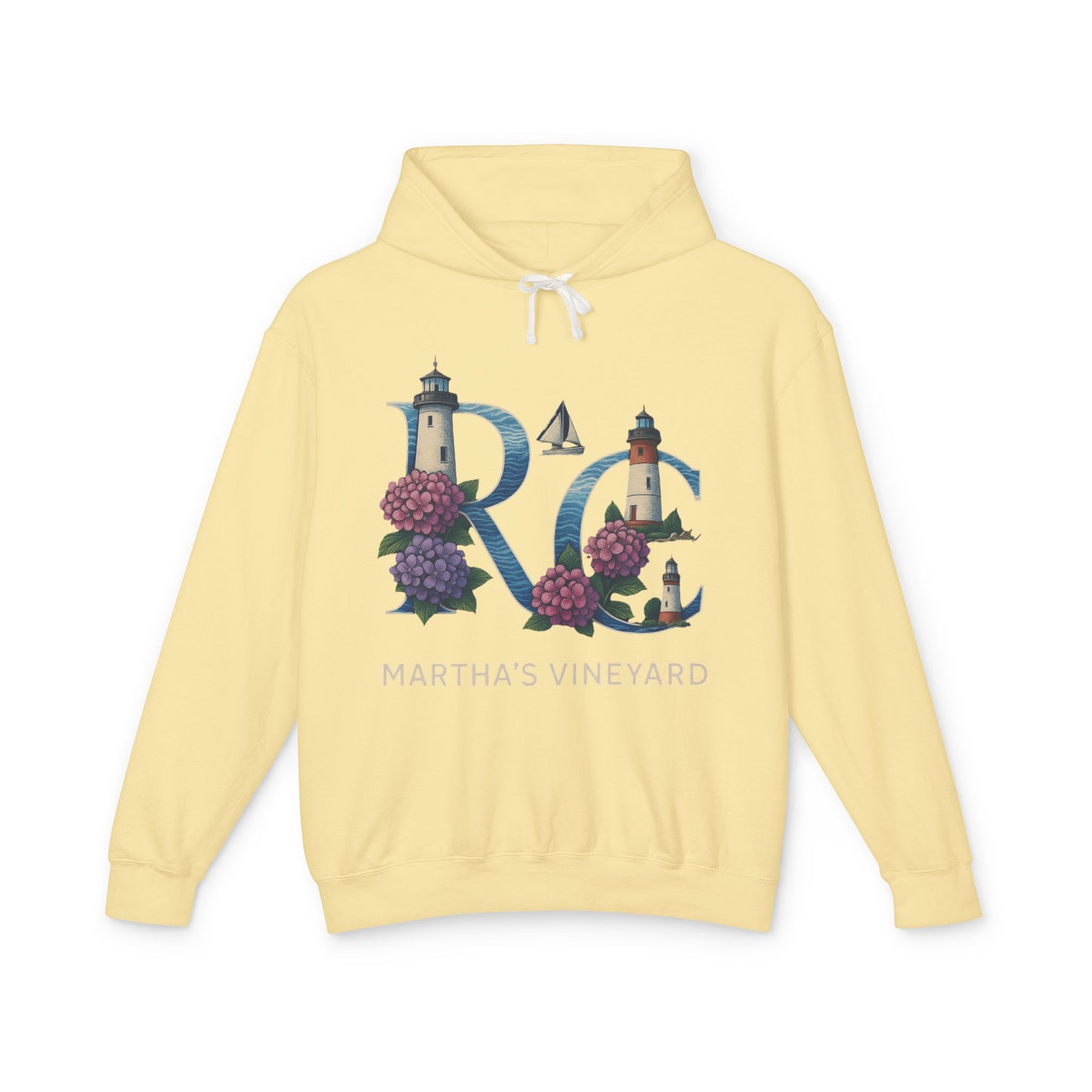Rae & Coco Martha’s Vineyard Garment-Dyed Hoodie – Vintage Coastal Comfort, Unisex Island Style