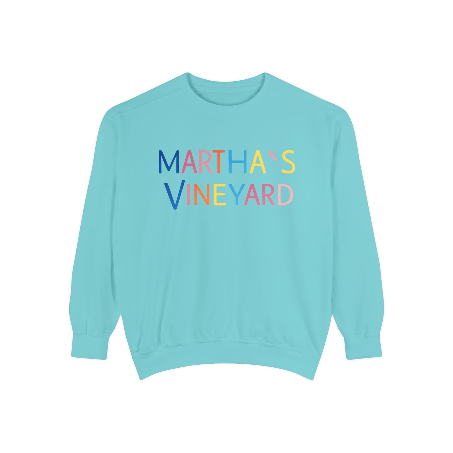 🌈 Colorful “Martha’s Vineyard” Typography Design