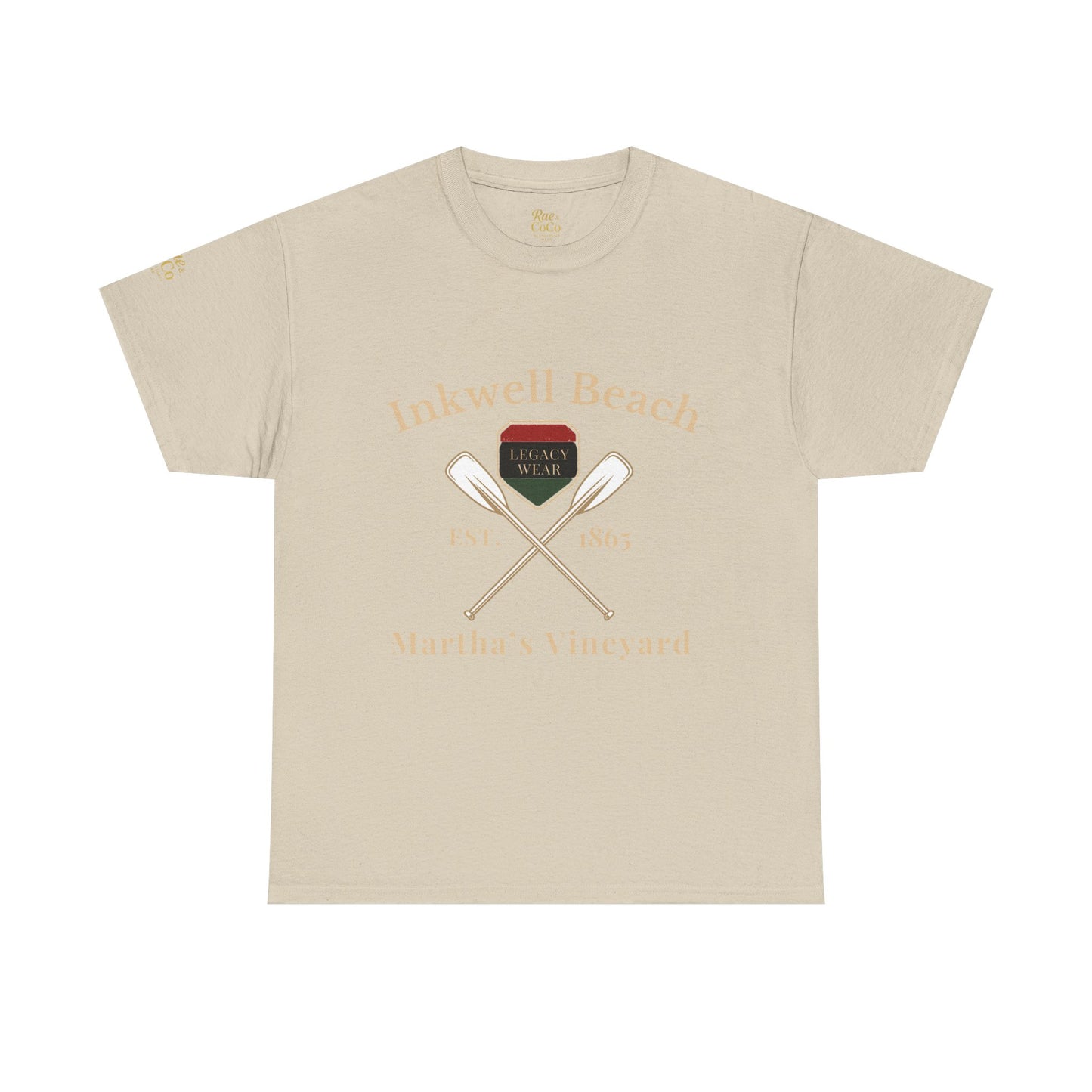 Inkwell Beach T-Shirt – Vintage Unisex Massachusetts Tee, Black-Owned Summer Apparel, Martha’s Vineyard Gift, Coastal Casual Wear