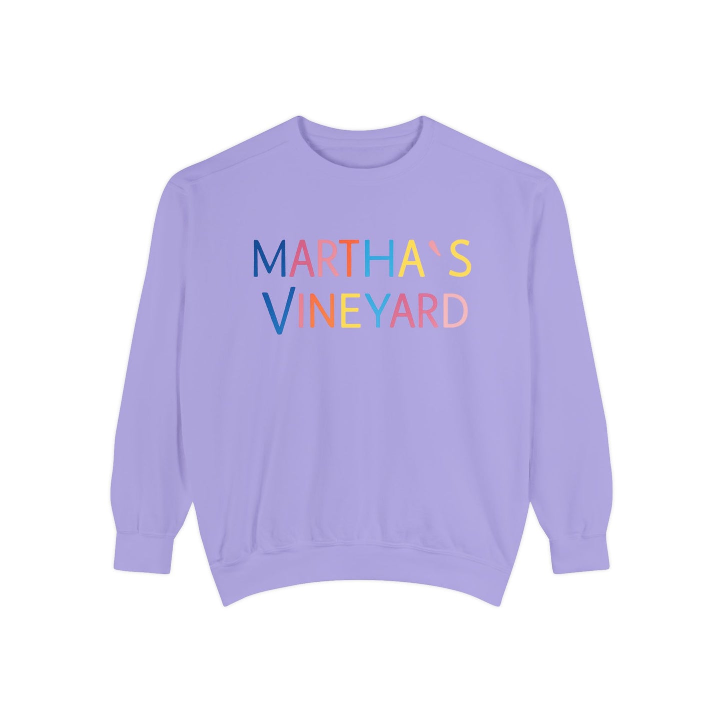 🌈 Colorful “Martha’s Vineyard” Typography Design