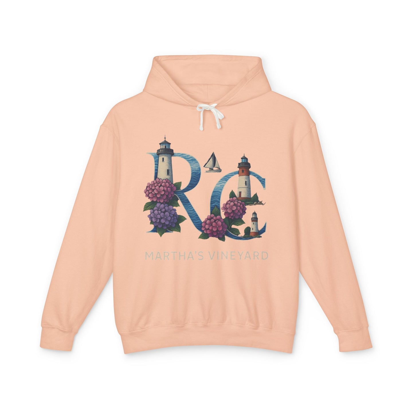 Rae & Coco Martha’s Vineyard Garment-Dyed Hoodie – Vintage Coastal Comfort, Unisex Island Style