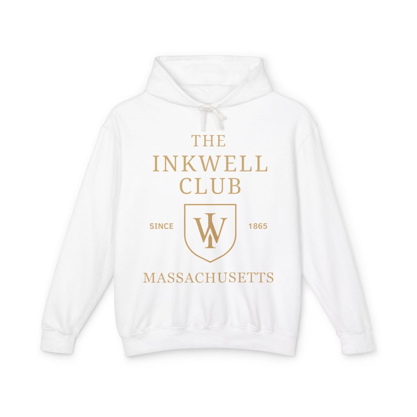 Inkwell Club Unisex Hooded Long Sleeve Tee, Casual Hoodie, Gift for Book Lovers, College Apparel, Cozy Layering Top
