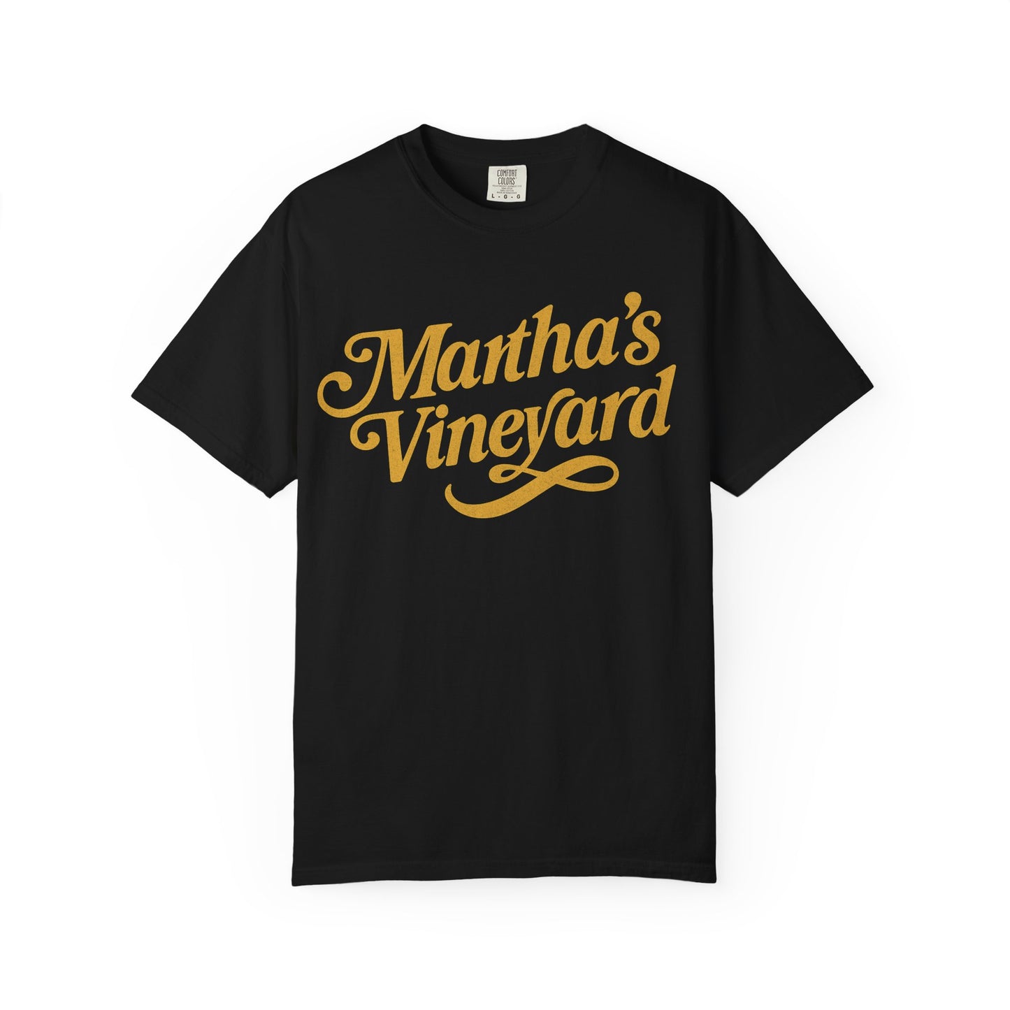 Vintage Martha’s Vineyard Script Tee – Retro Coastal Style Unisex T-Shirt