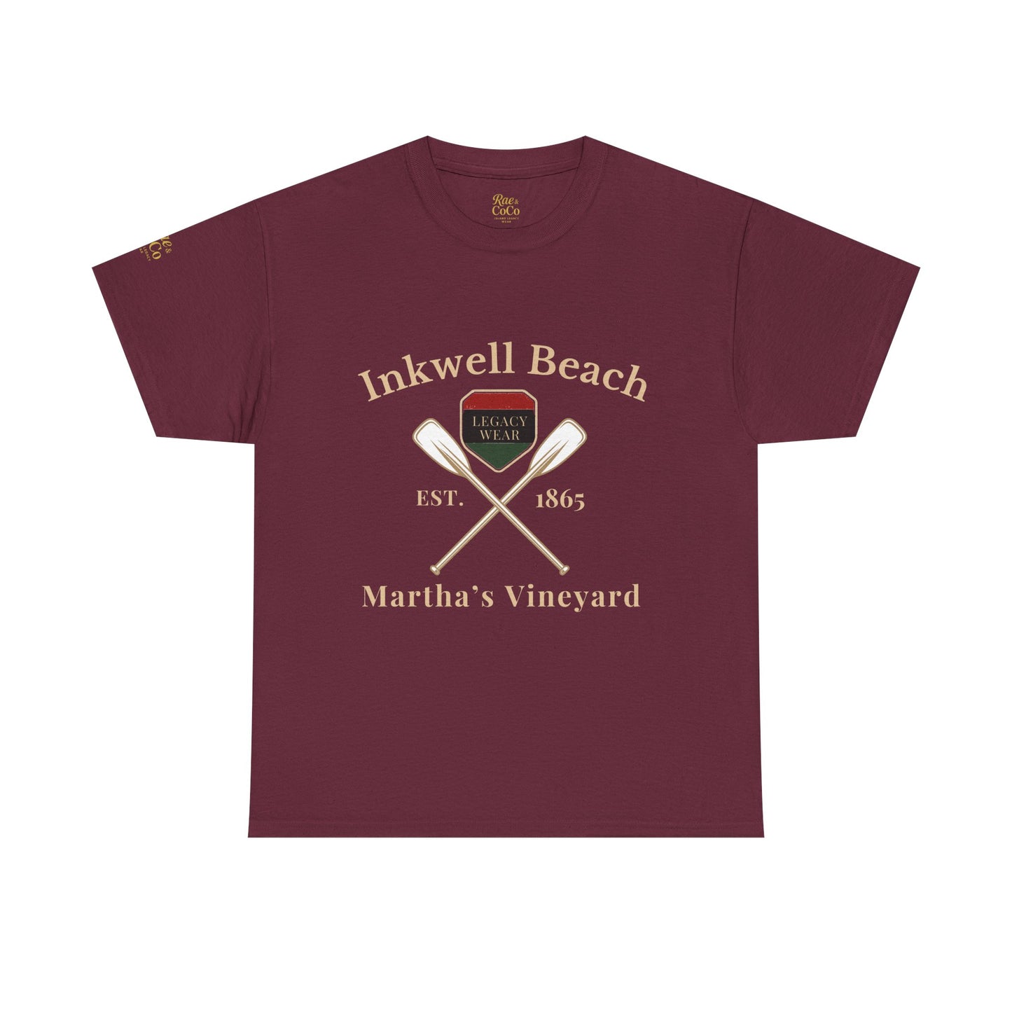 Inkwell Beach T-Shirt – Vintage Unisex Massachusetts Tee, Black-Owned Summer Apparel, Martha’s Vineyard Gift, Coastal Casual Wear