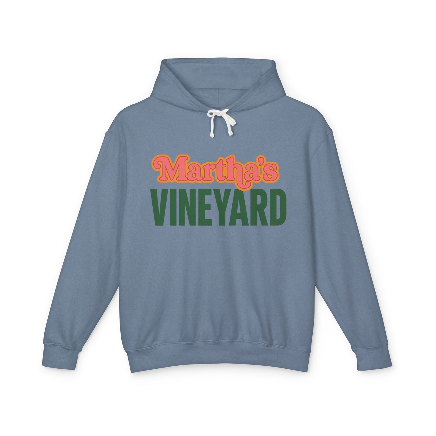 Retro Martha’s Vineyard Crewneck Sweatshirt – Unisex Heavy Blend | Orange & Green Classic Design