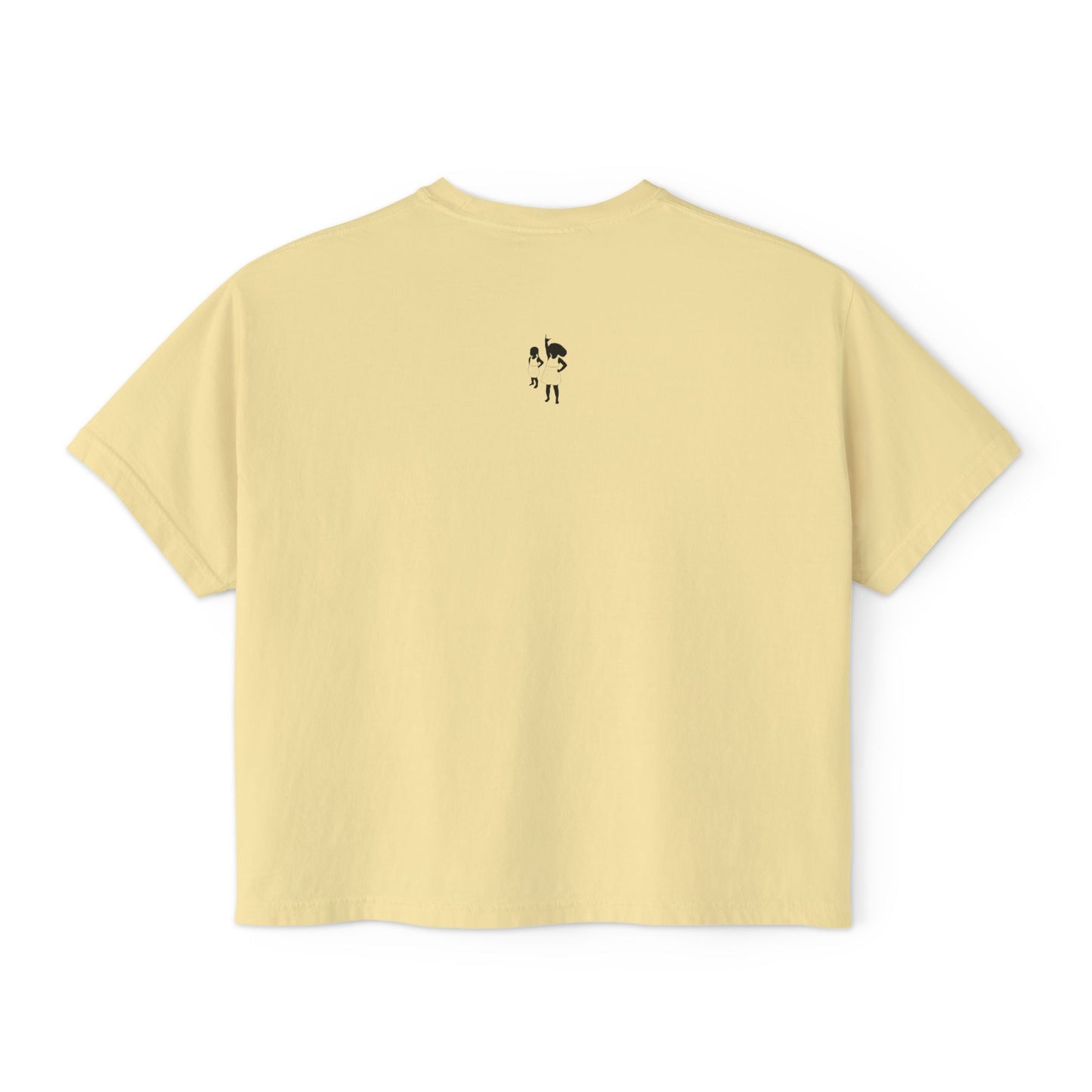 Mama Floral Boxy Tee — Vintage Botanical 'Mama' Graphic T-Shirt