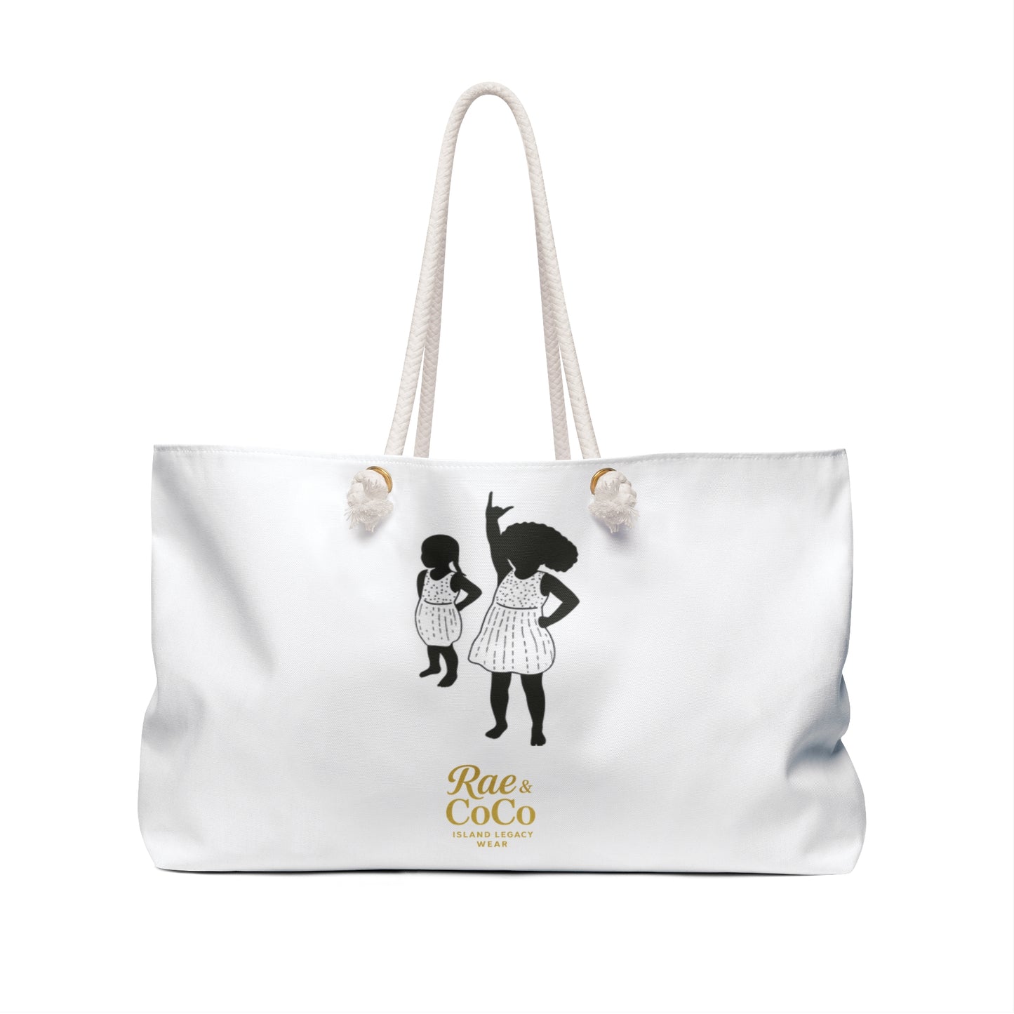 Mama on Martha’s Vineyard Weekender Bag — Floral Coastal Travel Tote