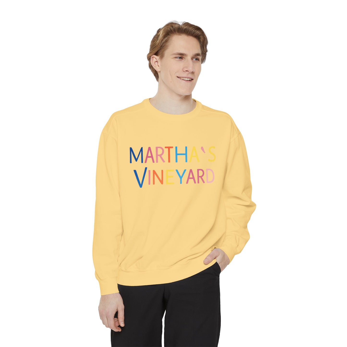🌈 Colorful “Martha’s Vineyard” Typography Design