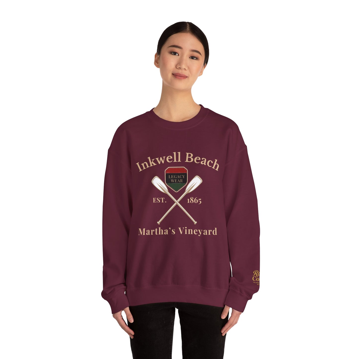 Inkwell Beach Martha’s Vineyard Classic Crewneck – Unisex Heavy Blend Sweatshirt