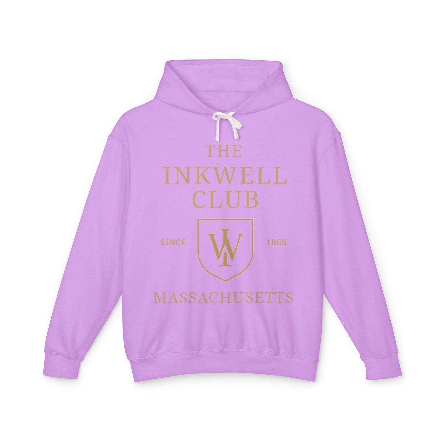 Inkwell Club Unisex Hooded Long Sleeve Tee, Casual Hoodie, Gift for Book Lovers, College Apparel, Cozy Layering Top