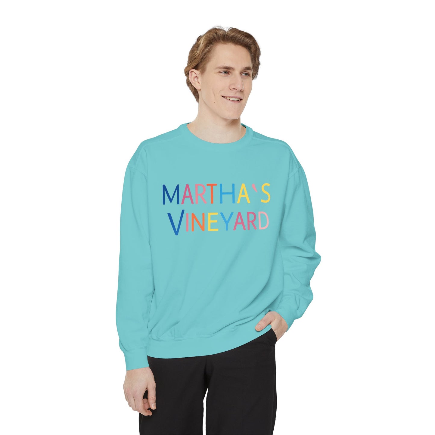 🌈 Colorful “Martha’s Vineyard” Typography Design