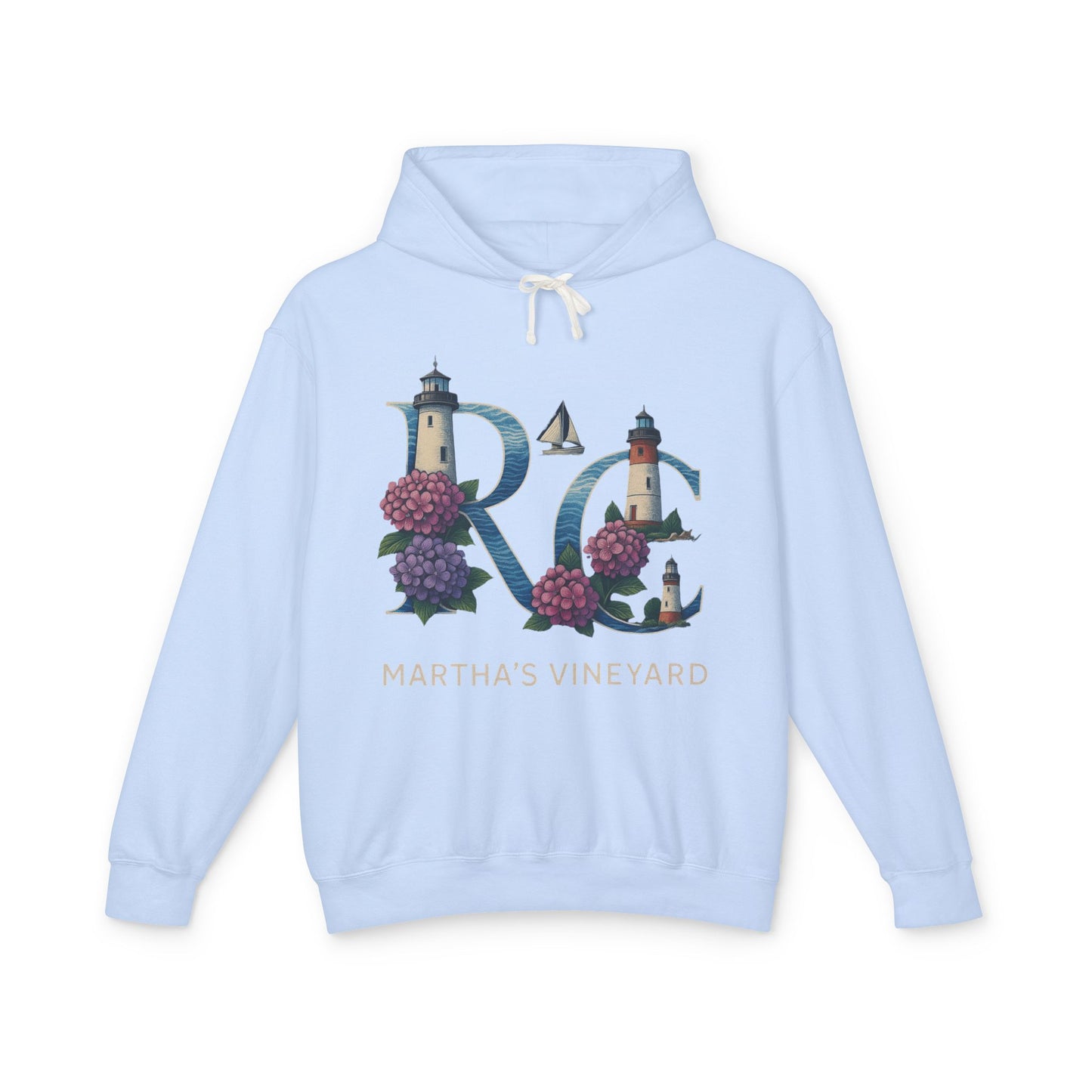 Rae & Coco Martha’s Vineyard Garment-Dyed Hoodie – Vintage Coastal Comfort, Unisex Island Style