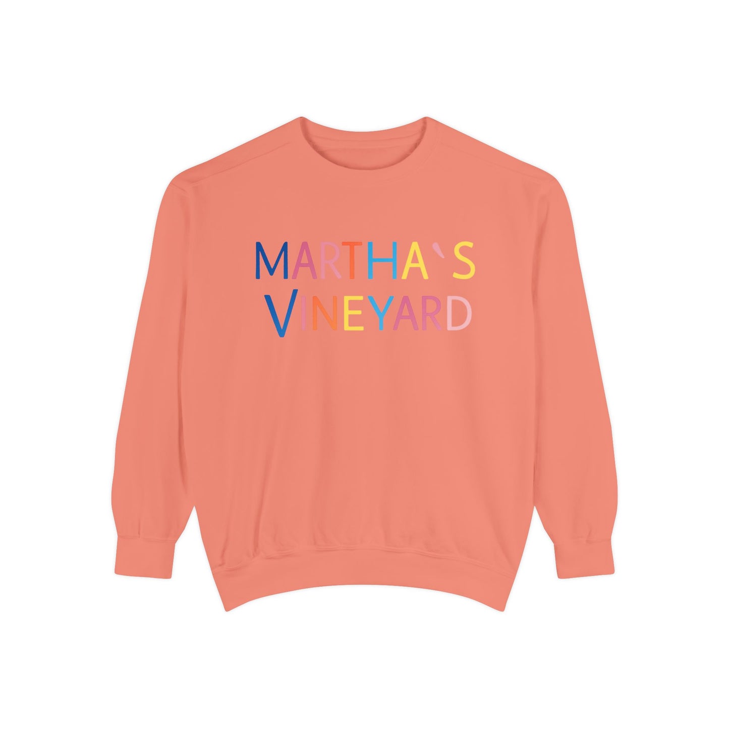 🌈 Colorful “Martha’s Vineyard” Typography Design