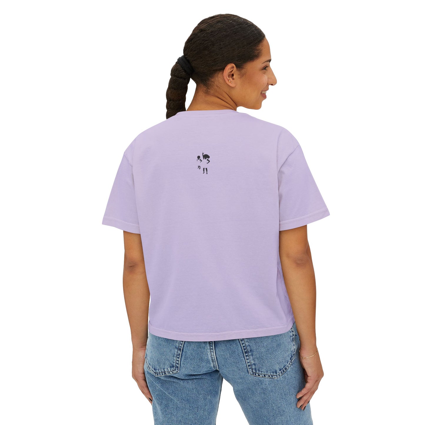 Mama Floral Boxy Tee — Vintage Botanical 'Mama' Graphic T-Shirt