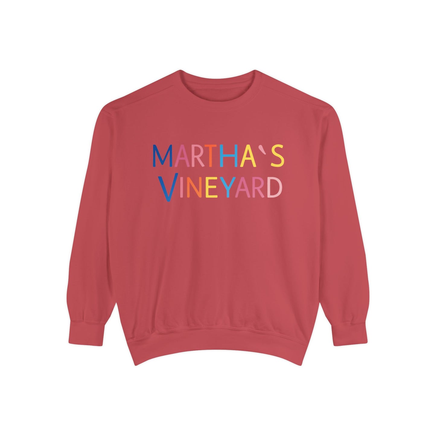 🌈 Colorful “Martha’s Vineyard” Typography Design