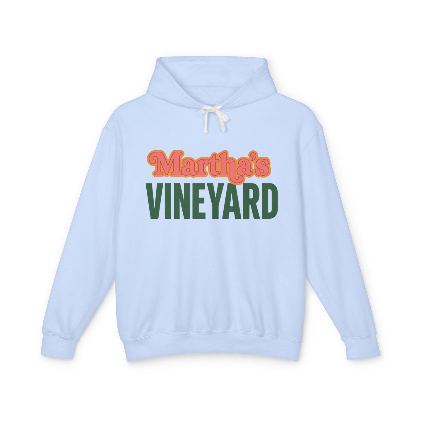 Retro Martha’s Vineyard Crewneck Sweatshirt – Unisex Heavy Blend | Orange & Green Classic Design
