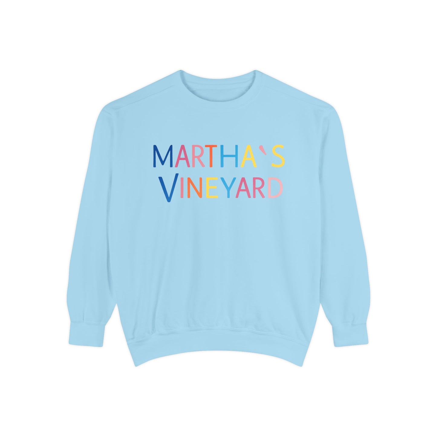 🌈 Colorful “Martha’s Vineyard” Typography Design