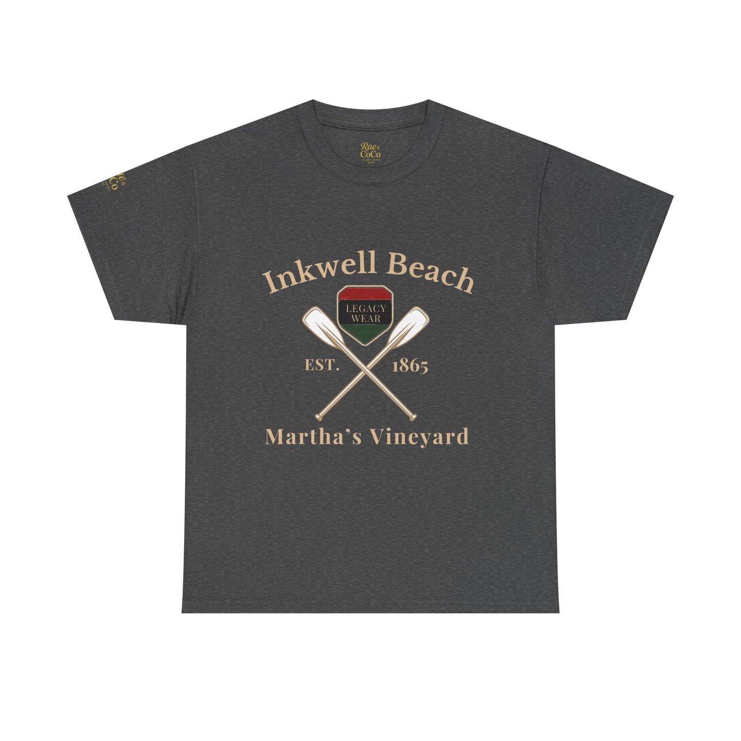 Inkwell Beach T-Shirt – Vintage Unisex Massachusetts Tee, Black-Owned Summer Apparel, Martha’s Vineyard Gift, Coastal Casual Wear