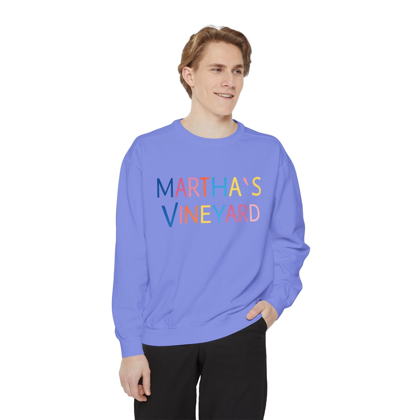 🌈 Colorful “Martha’s Vineyard” Typography Design