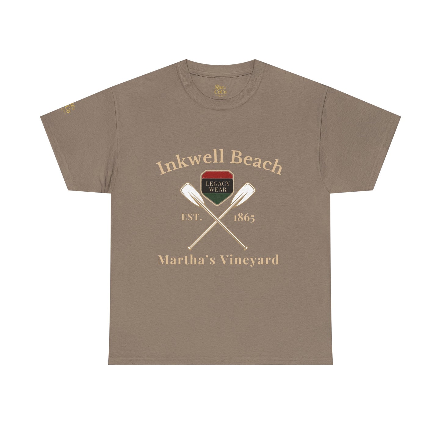 Inkwell Beach T-Shirt – Vintage Unisex Massachusetts Tee, Black-Owned Summer Apparel, Martha’s Vineyard Gift, Coastal Casual Wear