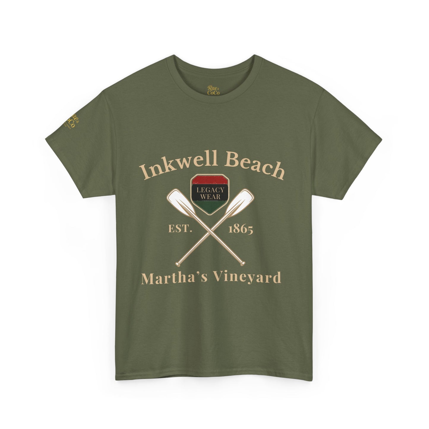 Inkwell Beach T-Shirt – Vintage Unisex Massachusetts Tee, Black-Owned Summer Apparel, Martha’s Vineyard Gift, Coastal Casual Wear