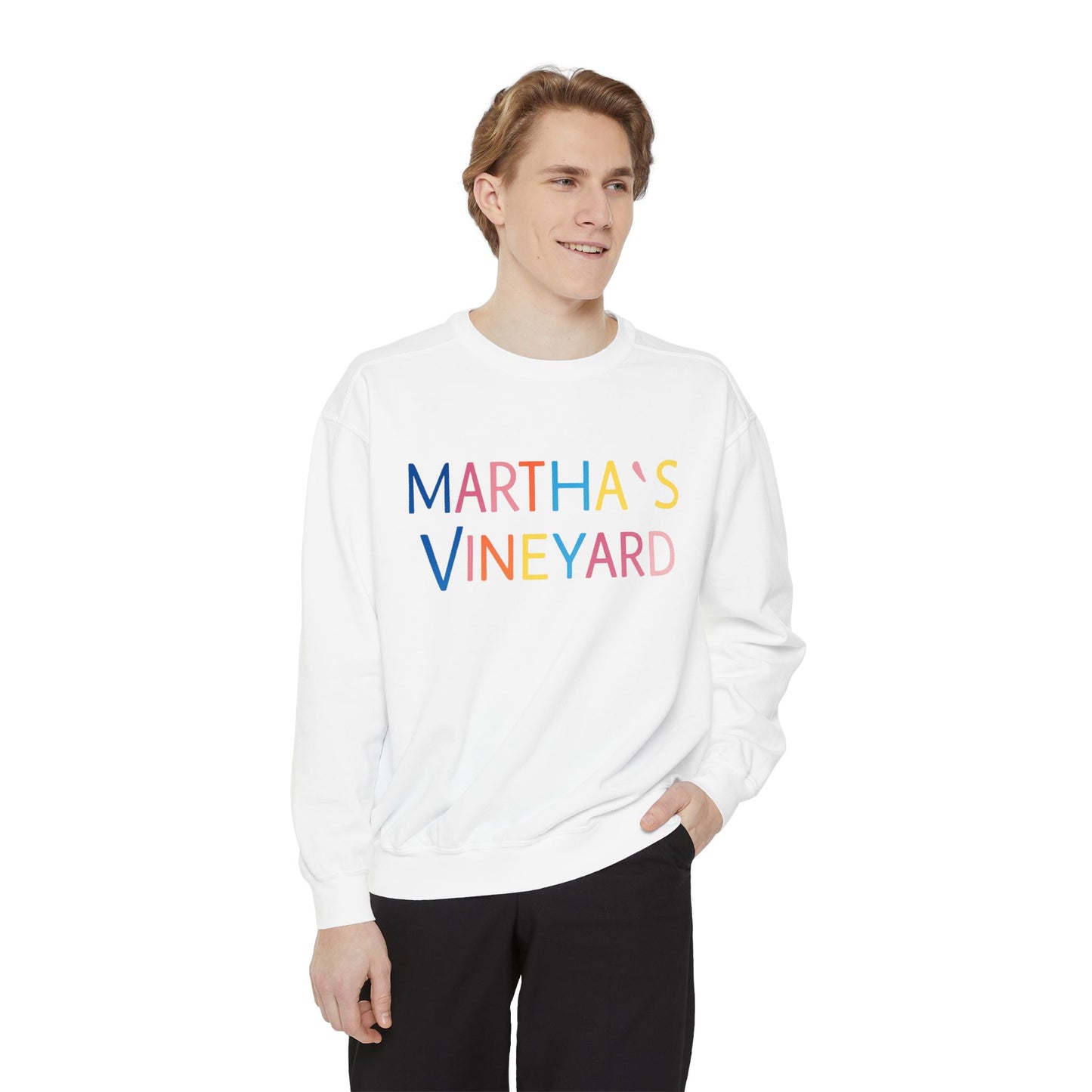 🌈 Colorful “Martha’s Vineyard” Typography Design