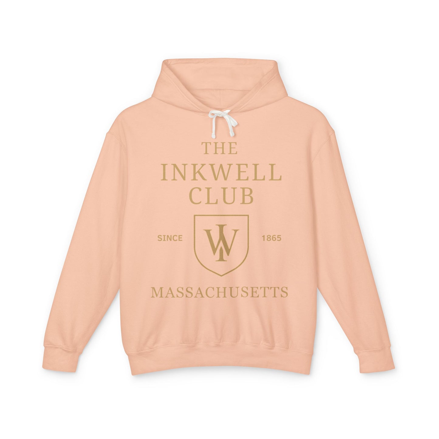 Inkwell Club Unisex Hooded Long Sleeve Tee, Casual Hoodie, Gift for Book Lovers, College Apparel, Cozy Layering Top