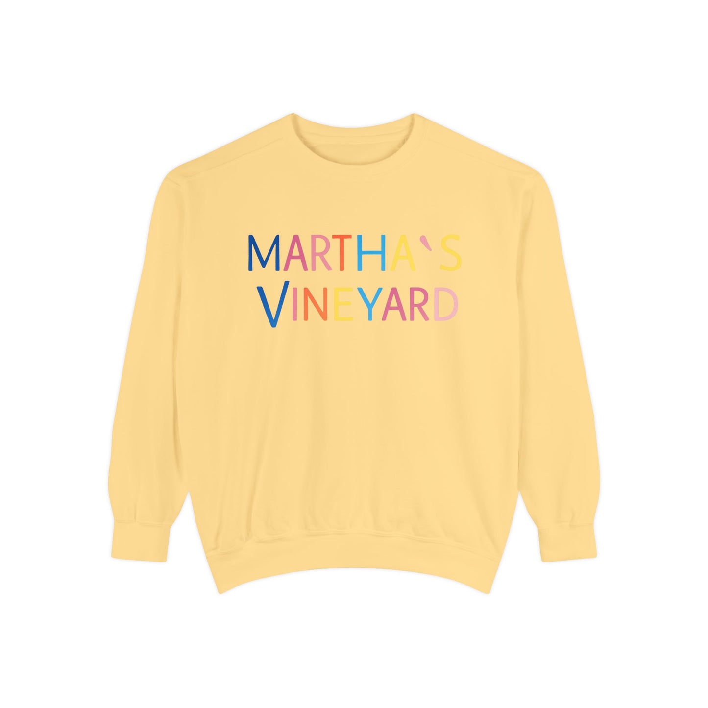 🌈 Colorful “Martha’s Vineyard” Typography Design