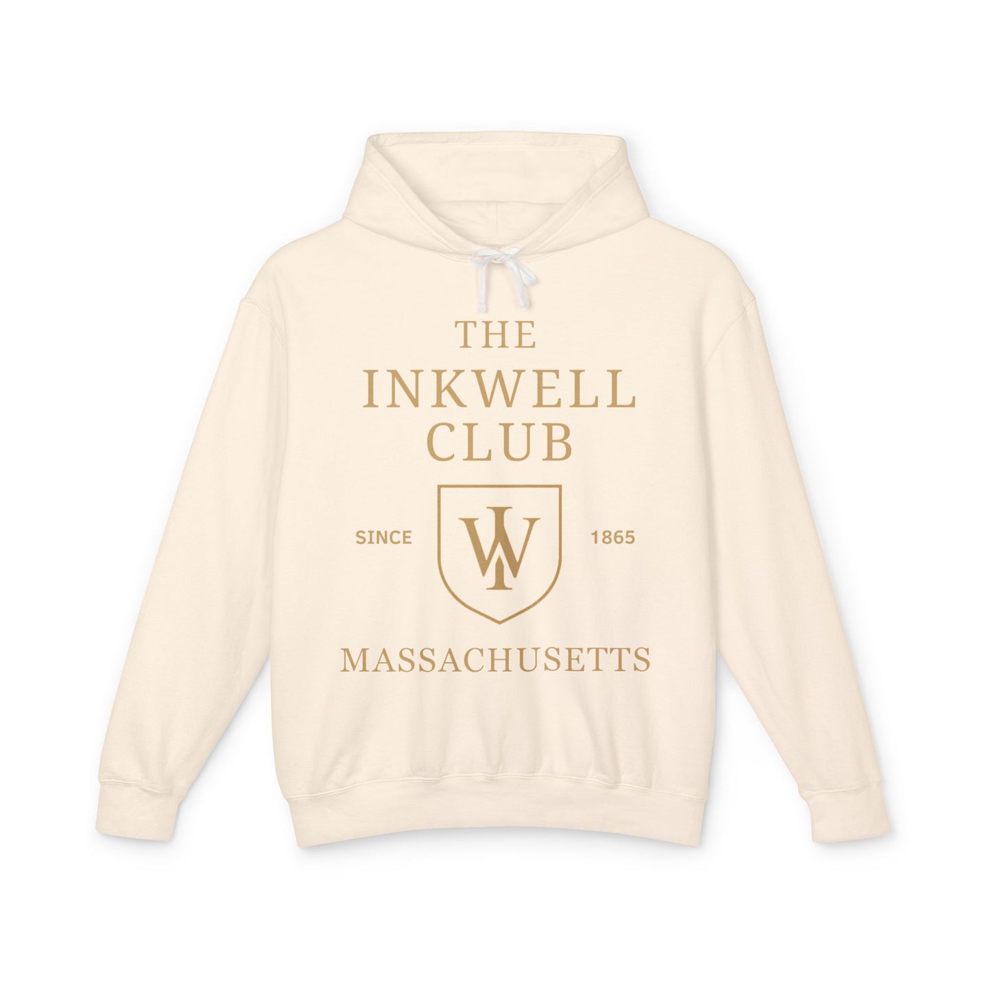 Inkwell Club Unisex Hooded Long Sleeve Tee, Casual Hoodie, Gift for Book Lovers, College Apparel, Cozy Layering Top